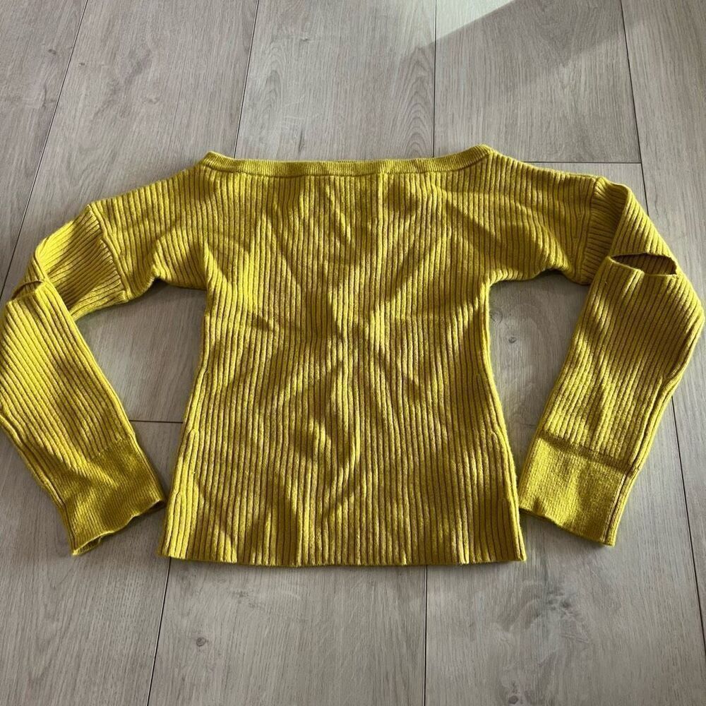 Anthropologie Off-The-Shoulder Cashmere Sweater s